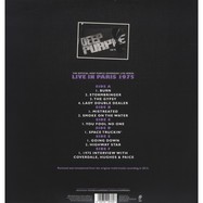Back View : Deep Purple - PARIS 1975 (3LP) - Edel:Records / 0209764ERE