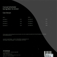 Back View : Conrad Schnitzler / Borngraeber & Struever - CON-STRUCT (LP) - M=Minimal / MM-007 LP