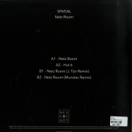 Back View : Spatial - NETZ ROOM (RED COLOURED 180 G VINYL) - Never Ready Records / NVR003V