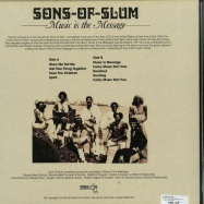 Back View : Sons Of Slum - MUSIC IS THE MESSAGE (LP) - Cordial / CORDLP003