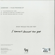 Back View : Underher - FALSE PROMISES EP (12 INCH+MP3+ART PRINT) - 2DIY4 / 2DIY4-23