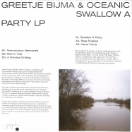 Back View : Oceanic & Greetje Bijma - SWALLOW A PARTY (LP) - yeyeh / yeyeh003