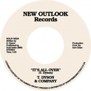Back View : T.Dyson & Company - ITS ALL OVER FIRST TIME (7 INCH) - New Outlook Records / NOLR1002