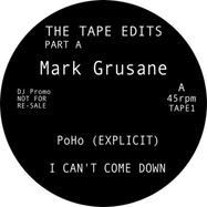 Back View : Mark Grusane - THE TAPE EDITS (PART A)(2X12 INCH) - Taped Edits / TAPE1