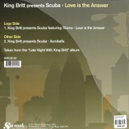 Back View : King Britt Pres. Scuba - LOVE IS THE ANSWER - SWKSI52