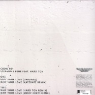 Back View : Stefano E Bene ft. Hard Ton - WHY YOUR LOVE - Compost Disco / CODIS001-1