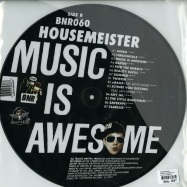 Back View : Housemeister - MUSIC IS AWESOME (12 INCH PICTURE LP) - Boys Noize / BNR060