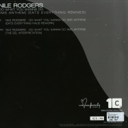 Back View : Nile Rodgers - DO WHAT YOU WANNA DO (IMS ANTHEM) (EATS EVERYTHING REMIXES) - CR2 Records / 12c2629