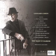 Back View : Leonard Cohen - YOU WANT IT DARKER (LP) - Sony Music / 889853650712