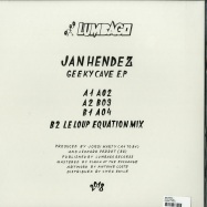 Back View : Jan Hendez - GEEKY CAVE EP - Lumbago / LMBG04