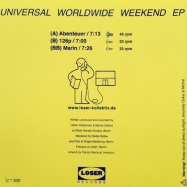 Back View : Michal Zietara & Oskar Szafraniec - UNIVERSAL WORLDWIDE WEEKEND EP (VINYL ONLY) - Loser Records / LSR01