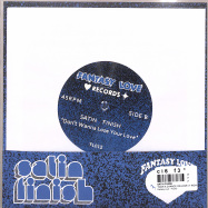 Back View : Satin Finish - TOOK A CHANCE ON LOVE (7 INCH) - Fantasy Love  / FL012