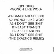 Back View : Qphoriq - WONCH LIKE WOO EP - Diffuse Reality / DREA021