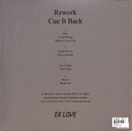 Back View : Rework - CUE IT BACK (2LP) - Exlove Records / ex042