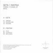 Back View : Qeta/inkipak - SIGNAL II SIGNAL EP (COLOURED VERSION) - Wave Function Records / WF04c