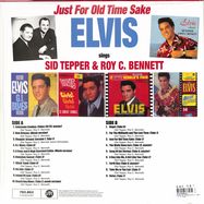 Back View : Elvis Presley - SINGS SID TEPPER & ROY C. BENNETT - JUST FOR OLD TIME SAKE (RED/BLUE HALF/HALF VINYL) (LP, RSD 2025) - L.M.L.R. / 783862