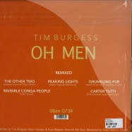 Back View : Tim Burgess - OH MEN REMIXES - O Genesis / OGEN073r
