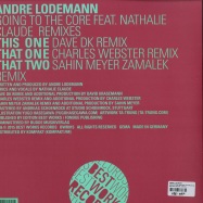Back View : Andre Lodemann - GOING TO THE CORE FEAT NATHALIE CLAUDE - Best Works Records / BWR 15
