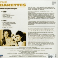 Back View : The Barettes - STAND UP STRAIGHT (LP) - Bad Stone Records / BS005