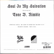 Back View : Tone B. Nimble - SOUL IS MY SALVATION CHAPTER 7 (7 INCH) - Rain&Shine / RSRSIMS007
