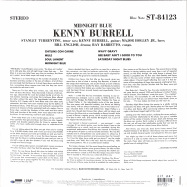 Back View : Kenny Burrell - MIDNIGHT BLUE (LP) - Blue Note / 3579908