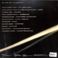 Back View : Various Artists - WE ARE NOT ALONE - PART 3 (2LP) - Bpitch Control / BPX012-PT3
