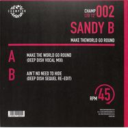 Back View : Sandy B - MAKE THE WORLD GO ROUND - Champion / CHAMPCL002