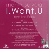 Back View : Martin Solveig - I WANT YOU - D:vision / dv565