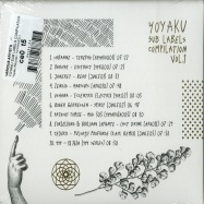 Back View : Various Artists - YOYAKU SUB LABELS COMPILATION VOL. 1 (CD) - Yoyaku Records / YOYAKUCD-1