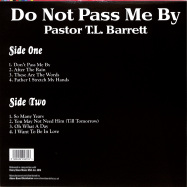 Back View : Pastor T.l. Barrett - DO NOT PASS ME BY LP (WHITE VINYL REPRESS, B STOCK) - Gospel Roots / GR5002WHT