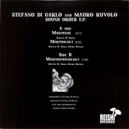 Back View : Stefano Di Carlo & Mauro Ruvolo - SOUND ORDER EP - Reishi Records / REISHI001