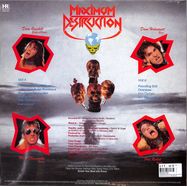 Back View : Destructor - MAXIMUM DESTRUCTION (BI-COLOR VINYL) (2LP) - High Roller Records / HRR 889LPBI