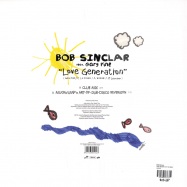 Back View : Bob Sinclar - LOVE GENERATION THE RMXS - Legato / LGT5101