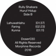 Back View : Rully Shabara - HURUF HIDUP (7 INCH) - Morphine / Doser 030