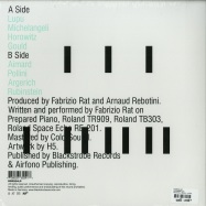 Back View : Fabrizio Rat - THE PIANIST (LP) - Blackstrobe / BSR024 / 147521