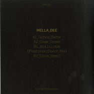 Back View : Mella Dee - TECHNO BELTERS EP - Warehouse Music / WM010