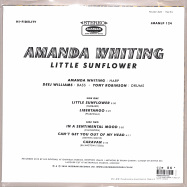 Back View : Amanda Whiting - LITTLE SUNFLOWER (10 INCH LP) - Jazzman / jmanlp124