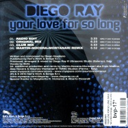 Back View : Diego Ray - YOUR LOVE FOR SO LONG (MAXI CD) - Nets Work & Songs / 2010 nwi 853 CDS