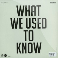 Back View : Christoph El Truento - WHAT WE USED TO KNOW (LP) - Ongravity Records / OGLP1