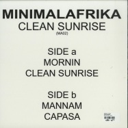 Back View : Minimal Afrika - CLEAN SUNRISE - Minimal Afrika / MA002