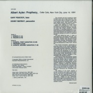 Back View : Albert Ayler - PROPHECY  (YELLOW VINYL LP) - ESP-Disk / ESP3030LP / 144001