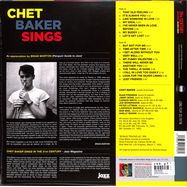 Back View : Chet Baker - SINGS (blueLP) - 20th Century Masters / 50201
