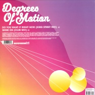Back View : Deegrees Of Motion - DO YOU WANT IT RIGHT NOW - Supersonic / MACH004