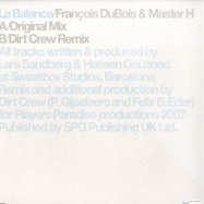 Back View : Francois Dubois &  Master H - LA BALANCE - Urban Torque / urtr041