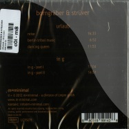 Back View : Borngraeber & Struever - URLAUB / IN G (CD) - MM-016 CD