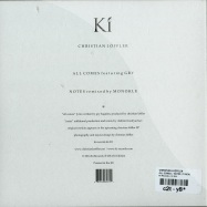 Back View : Christian Loeffler - ALL COMES / NOTES (7 INCH) - Ki Records / KI 011