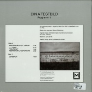 Back View : Din A Testbild - PROGRAMM 4 (LP) - Mannequin / MNQ 093