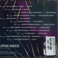 Back View : Various Artists - LOTUS DISCO #LOVE #HOPE #DESIRE (CD UNMIXED) - Expansion / cdexp55