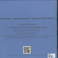 Back View : Arthur Kimskii - VERBAL VARIANCE (VINYL ONLY) - Monday Off / MOFF003