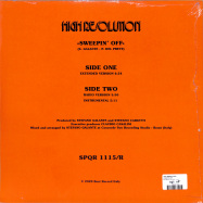Back View : High Resolution - SWEEPIN OFF - Best Record / S.P.Q.R. 1115/R